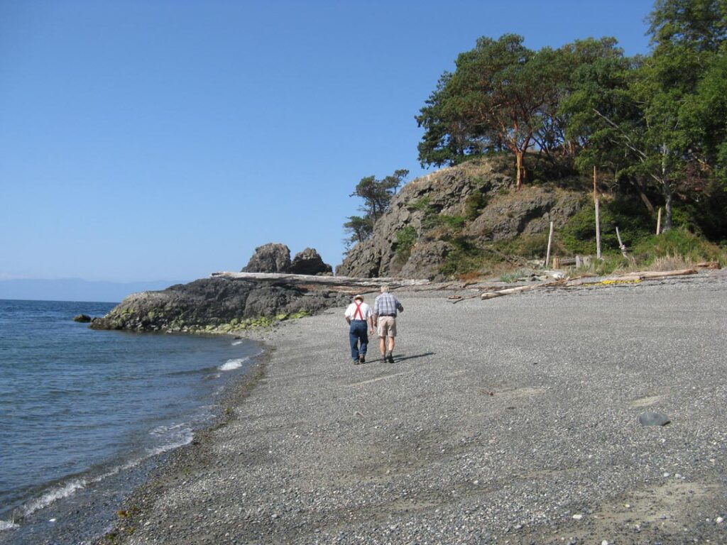 Kees and Peder on Shingle Beach